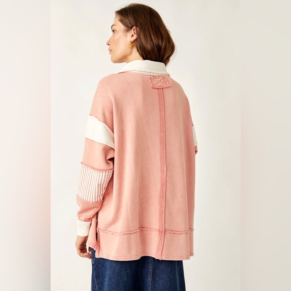 NWT Clean Prep Polo Pullover in Rosetta Combo - Picture 5 of 12